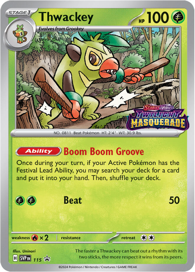 Thwackey - 115, SV: Scarlet & Violet Promo Cards 115