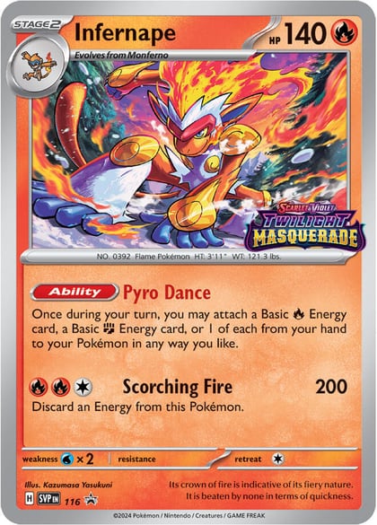 Infernape - 116, SV: Scarlet & Violet Promo Cards 116