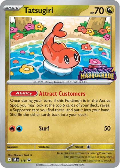 Tatsugiri - 118, SV: Scarlet & Violet Promo Cards 118