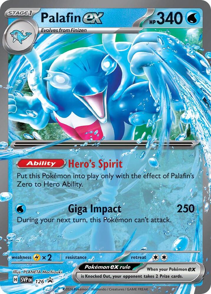 Palafin ex - 126, SV: Scarlet & Violet Promo Cards 126