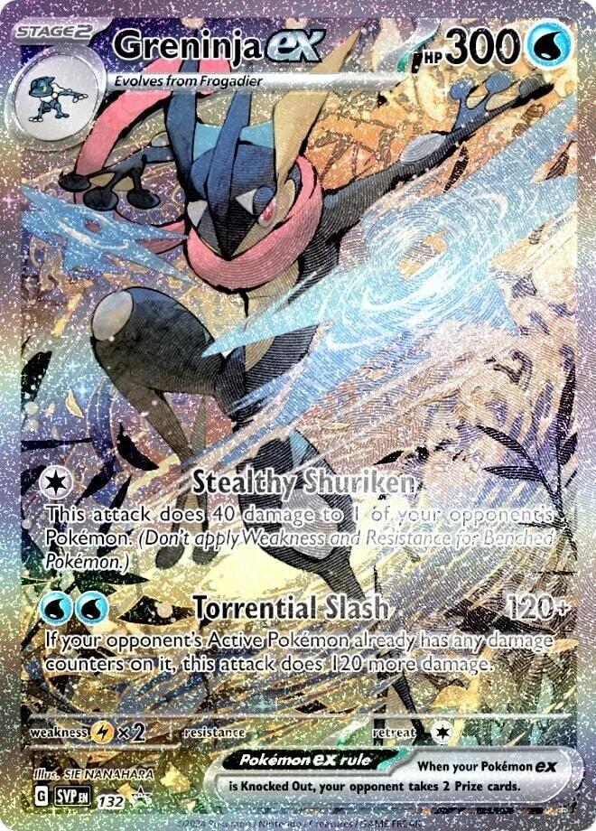 Greninja ex - 132, SV: Scarlet & Violet Promo Cards 132
