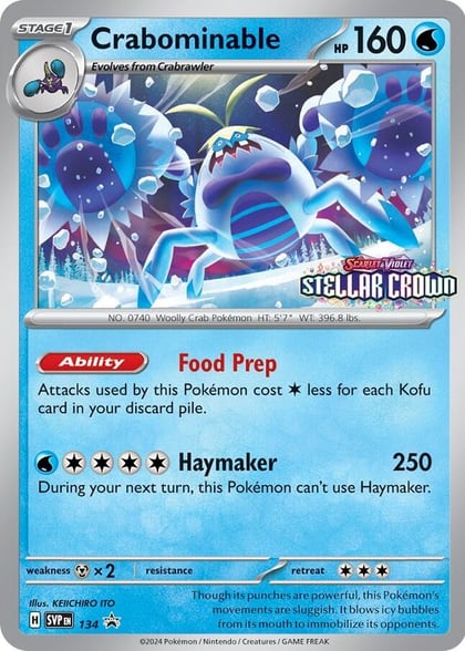 Crabominable - 134, SV: Scarlet & Violet Promo Cards 134/142