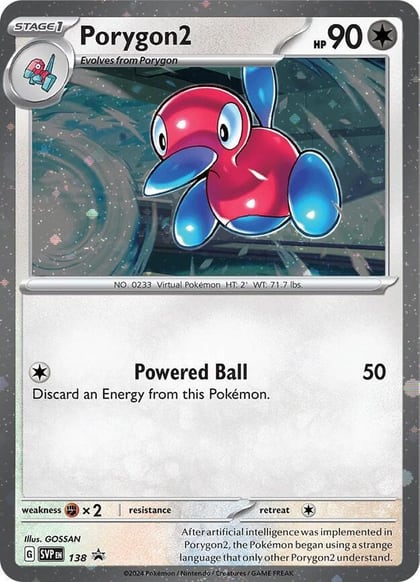 Porygon2 - 138 (Cosmos Holo), SV: Scarlet & Violet Promo Cards 138