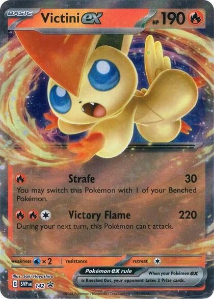 Victini ex - 142, SV: Scarlet & Violet Promo Cards 142