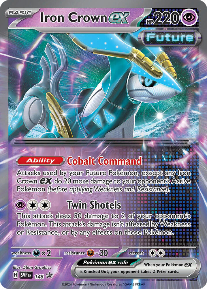 Iron Crown ex - 146, SV: Scarlet & Violet Promo Cards 146