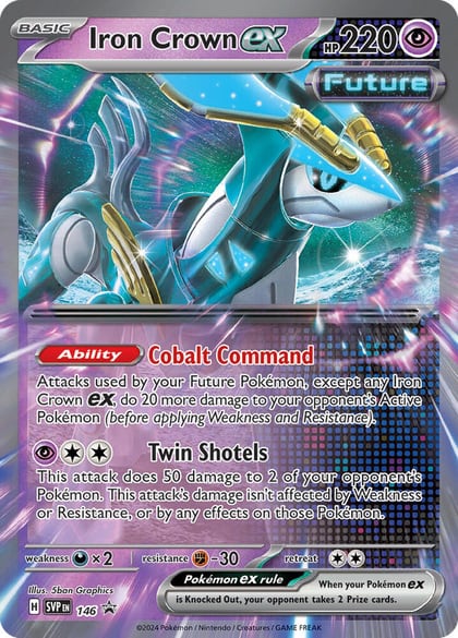 Iron Crown ex - 146, SV: Scarlet & Violet Promo Cards 146