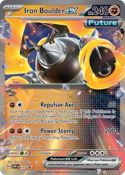 Iron Boulder ex - 147, SV: Scarlet & Violet Promo Cards 147