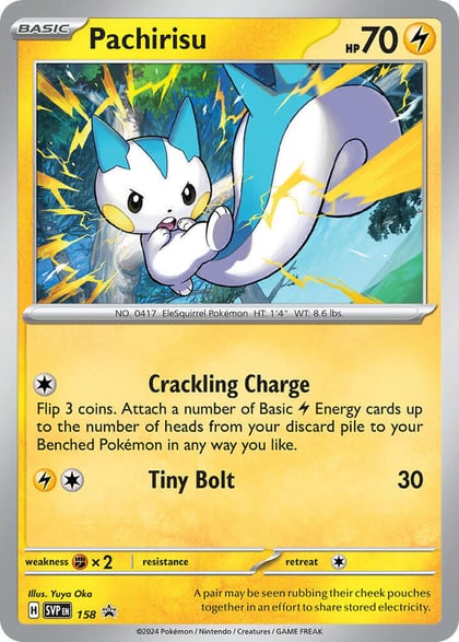 Pachirisu - 158, SV: Scarlet & Violet Promo Cards 158