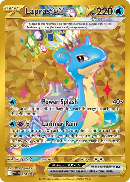 Lapras ex - 164, SV: Scarlet & Violet Promo Cards 164