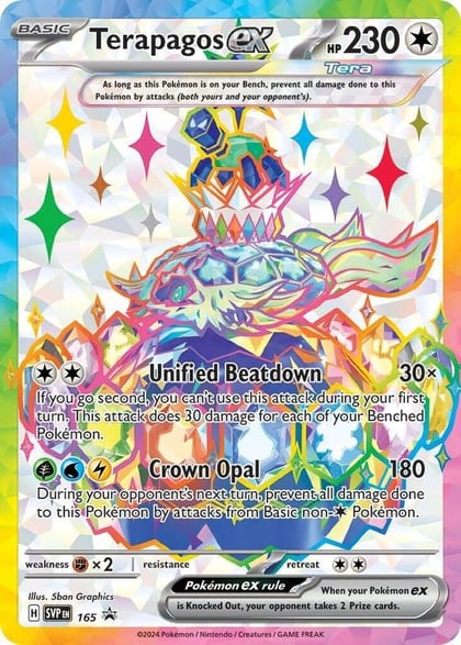 Terapagos ex - 165, SV: Scarlet & Violet Promo Cards 165