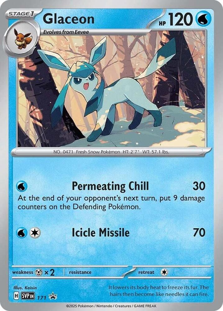 Glaceon - 171 (Cosmos Holo), SV: Scarlet & Violet Promo Cards 171