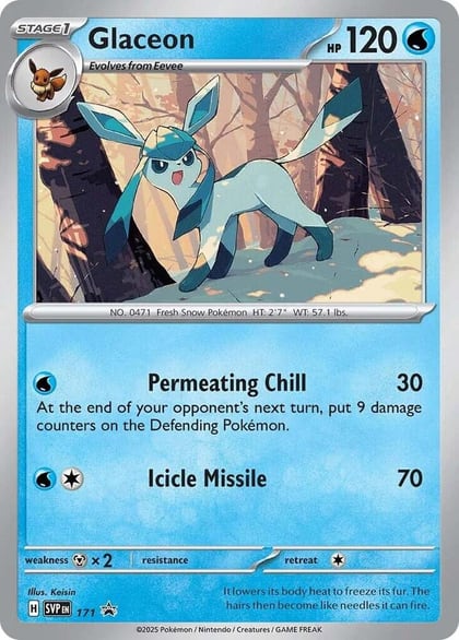 Glaceon - 171 (Cosmos Holo), SV: Scarlet & Violet Promo Cards 171