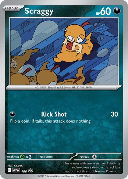 Scraggy - 186, SV: Scarlet & Violet Promo Cards 186
