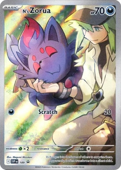 N's Zorua - 189, SV: Scarlet & Violet Promo Cards 189