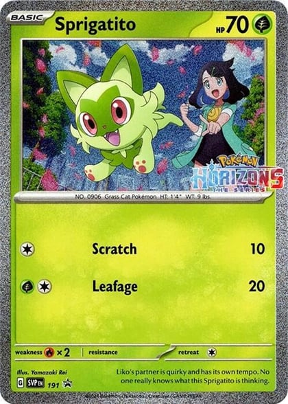 Sprigatito - 191, SV: Scarlet & Violet Promo Cards 191