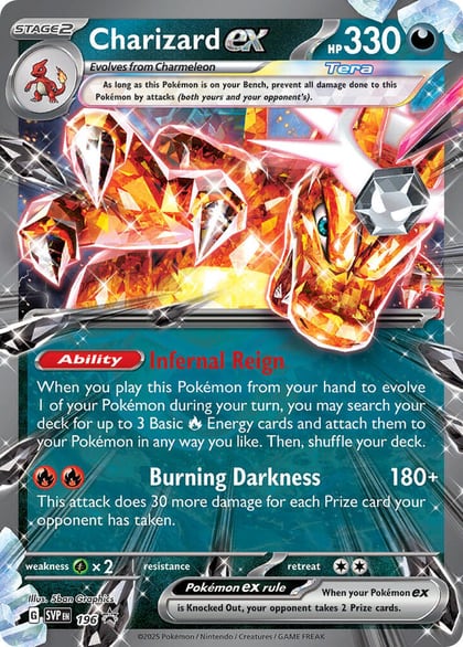 Charizard ex -196, SV: Scarlet & Violet Promo Cards 196