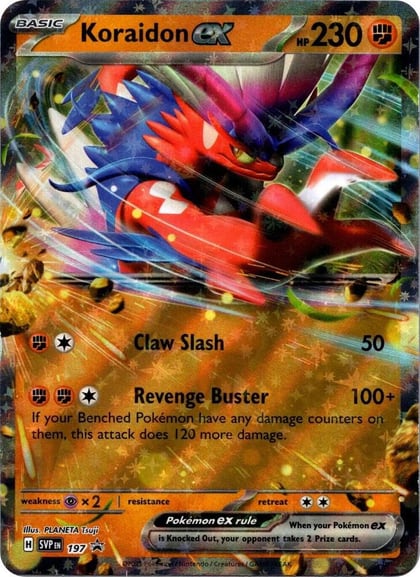 Koraidon ex - 197, SV: Scarlet & Violet Promo Cards 197