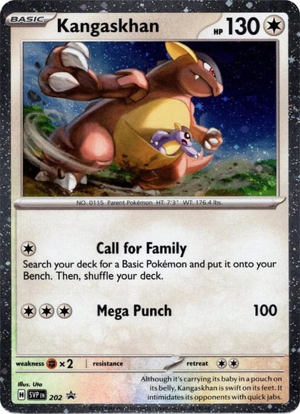 Kangaskhan - 202 (Cosmos Holo), SV: Scarlet & Violet Promo Cards 202