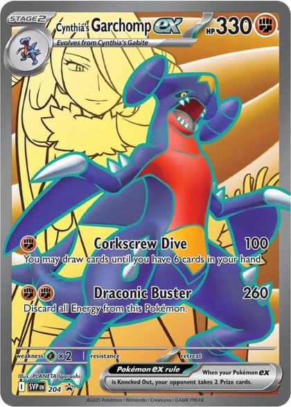 Cynthia's Garchomp ex, SV: Scarlet & Violet Promo Cards 204
