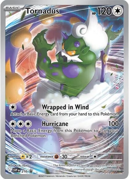 Tornadus - 210, SV: Scarlet & Violet Promo Cards 210