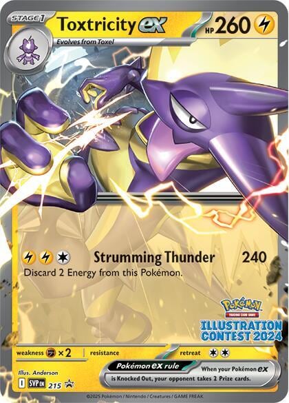 Toxtricity ex - 215 (Illustration Contest 2024), SV: Scarlet & Violet Promo Cards 215