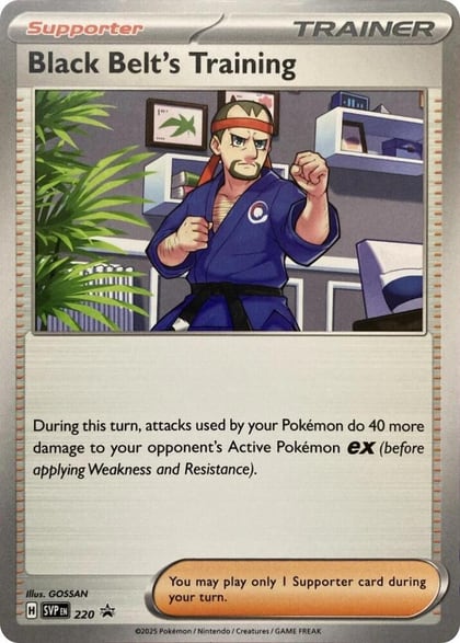 Black Belt's Training - 220, SV: Scarlet & Violet Promo Cards 220