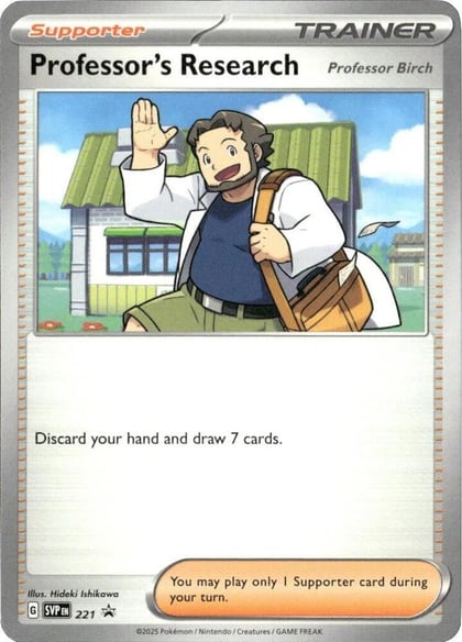 Professor's Research [Professor Birch] - 221, SV: Scarlet & Violet Promo Cards 221