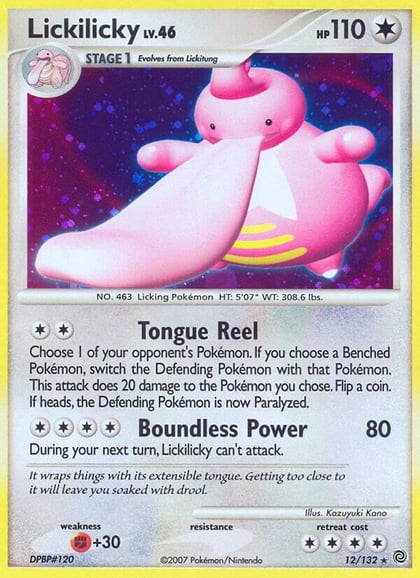 Lickilicky, Secret Wonders 12/132