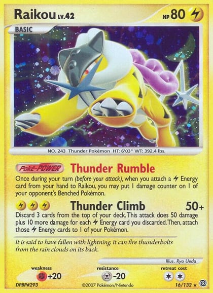 Raikou, Secret Wonders 16/132
