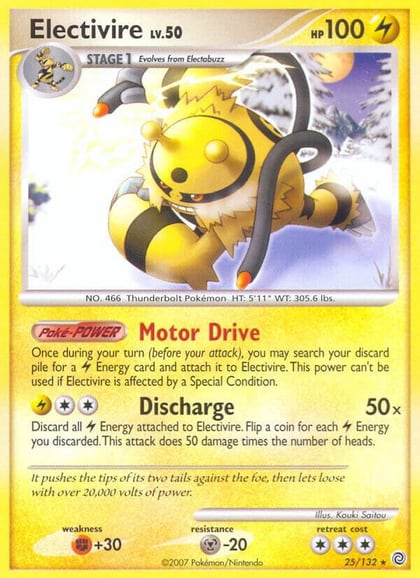 Electivire, Secret Wonders 25/132