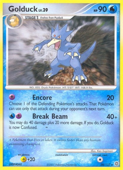 Golduck, Secret Wonders 28/132
