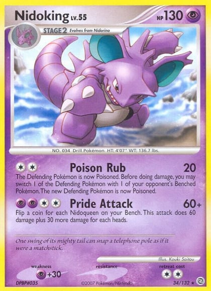 Nidoking, Secret Wonders 34/132