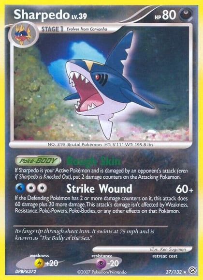 Sharpedo, Secret Wonders 37/132