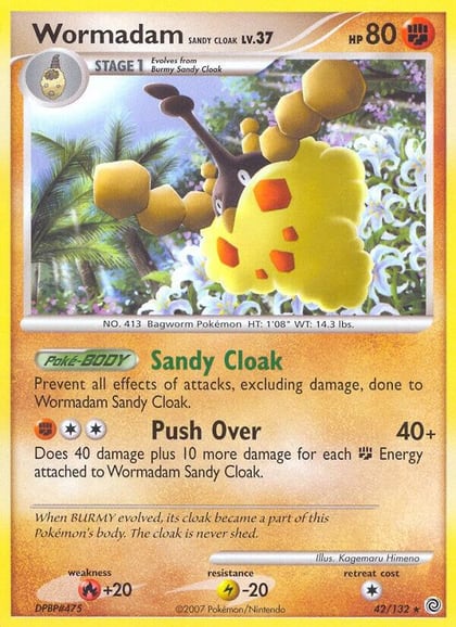 Wormadam Sandy Cloak, Secret Wonders 42/132