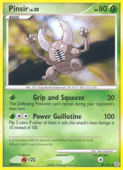Pinsir, Secret Wonders 59/132
