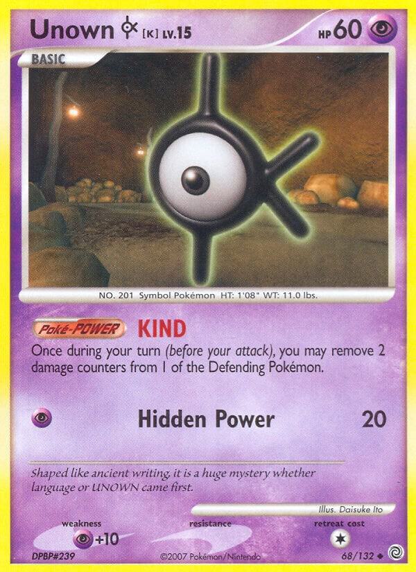 Unown [K], Secret Wonders 68/132