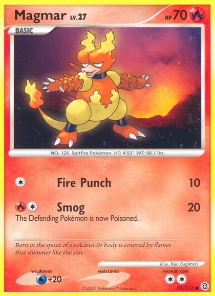 Magmar, Secret Wonders 93/132