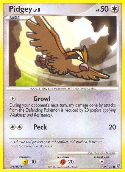 Pidgey, Secret Wonders 99/132