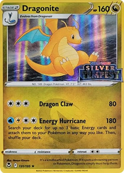 Dragonite (Silver Tempest Stamped), SWSH: Sword & Shield Promo Cards 131/195