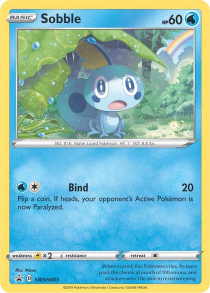 Sobble - SWSH003, SWSH: Sword & Shield Promo Cards SWSH003
