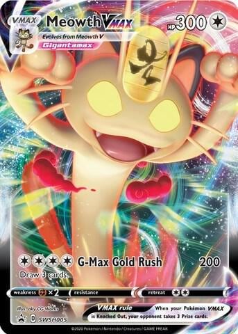 Meowth VMAX - SWSH005, SWSH: Sword & Shield Promo Cards SWSH005