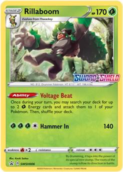 Rillaboom - SWSH006 (Prerelease), SWSH: Sword & Shield Promo Cards SWSH006