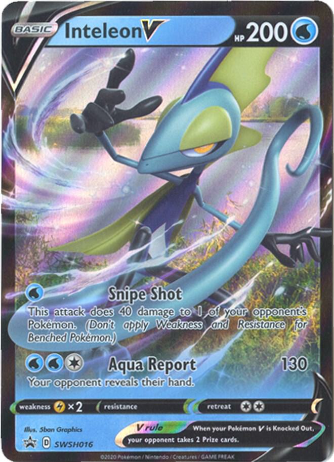 Inteleon V - SWSH016, SWSH: Sword & Shield Promo Cards SWSH016