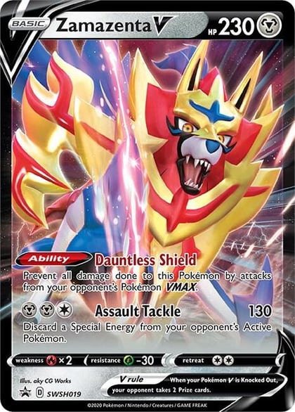 Zamazenta V - SWSH019, SWSH: Sword & Shield Promo Cards SWSH019