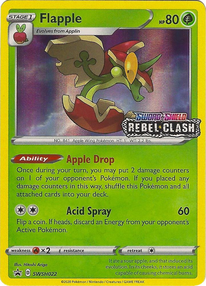 Flapple - SWSH022 (Prerelease), SWSH: Sword & Shield Promo Cards SWSH022