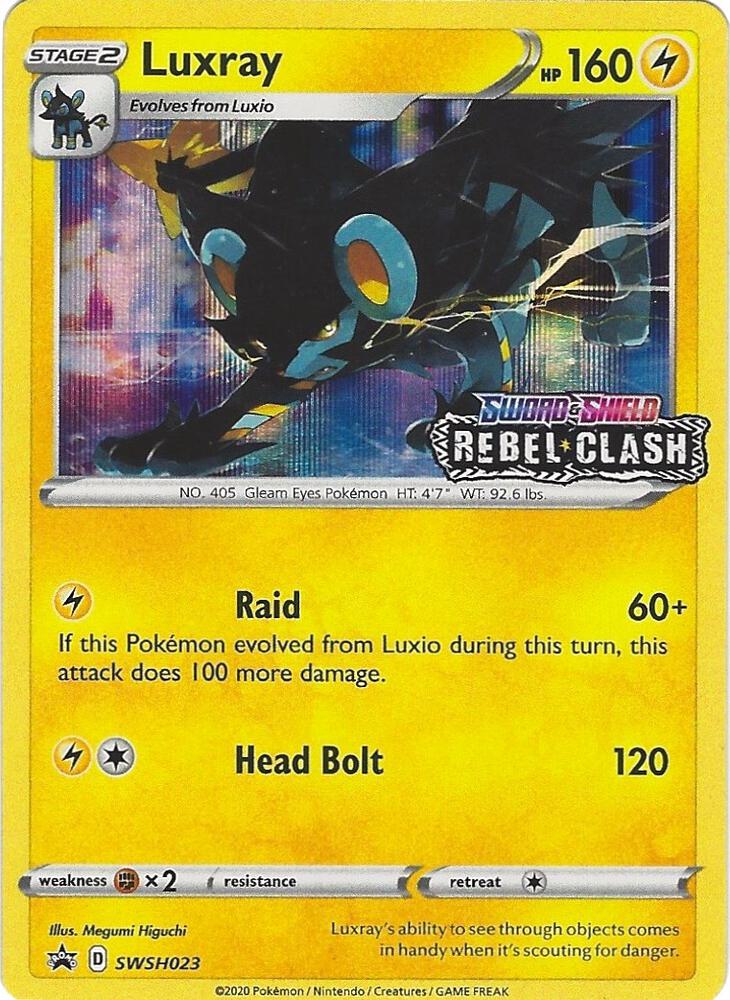 Luxray - SWSH023 (Prerelease), SWSH: Sword & Shield Promo Cards SWSH023