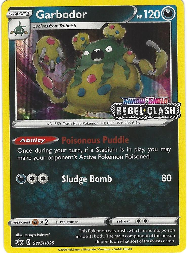 Garbodor - SWSH025 (Prerelease), SWSH: Sword & Shield Promo Cards SWSH025