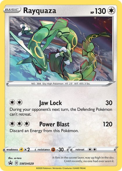 Rayquaza - SWSH029, SWSH: Sword & Shield Promo Cards SWSH029