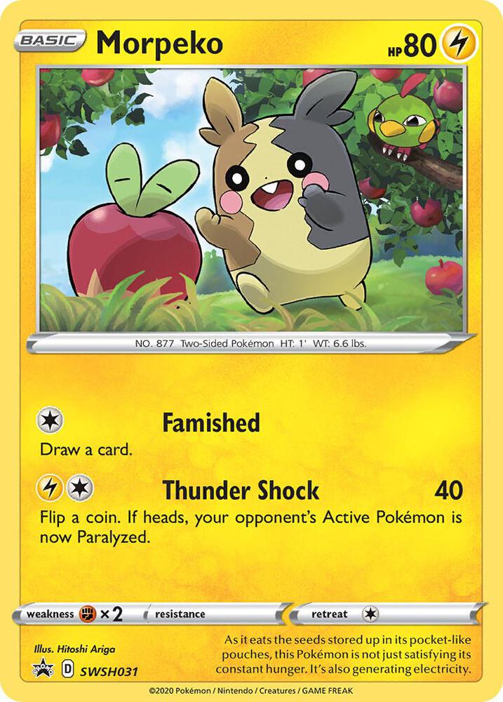 Morpeko - SWSH031, SWSH: Sword & Shield Promo Cards SWSH031