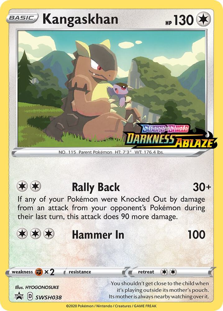Kangaskhan - SWSH038 (Prerelease), SWSH: Sword & Shield Promo Cards SWSH038